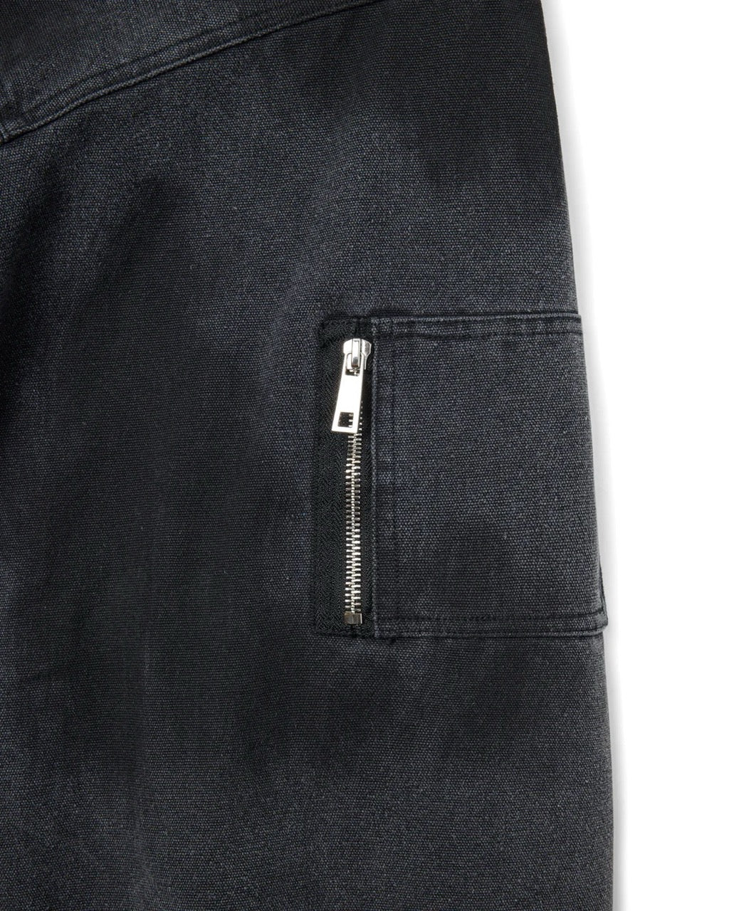 Canvas Clasp Bomber Jacket